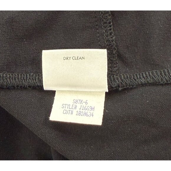 Eileen Fisher System Crepe Knit Mandarin Collar Two-Way Zipper Longline Jacket M - Picture 9 of 10